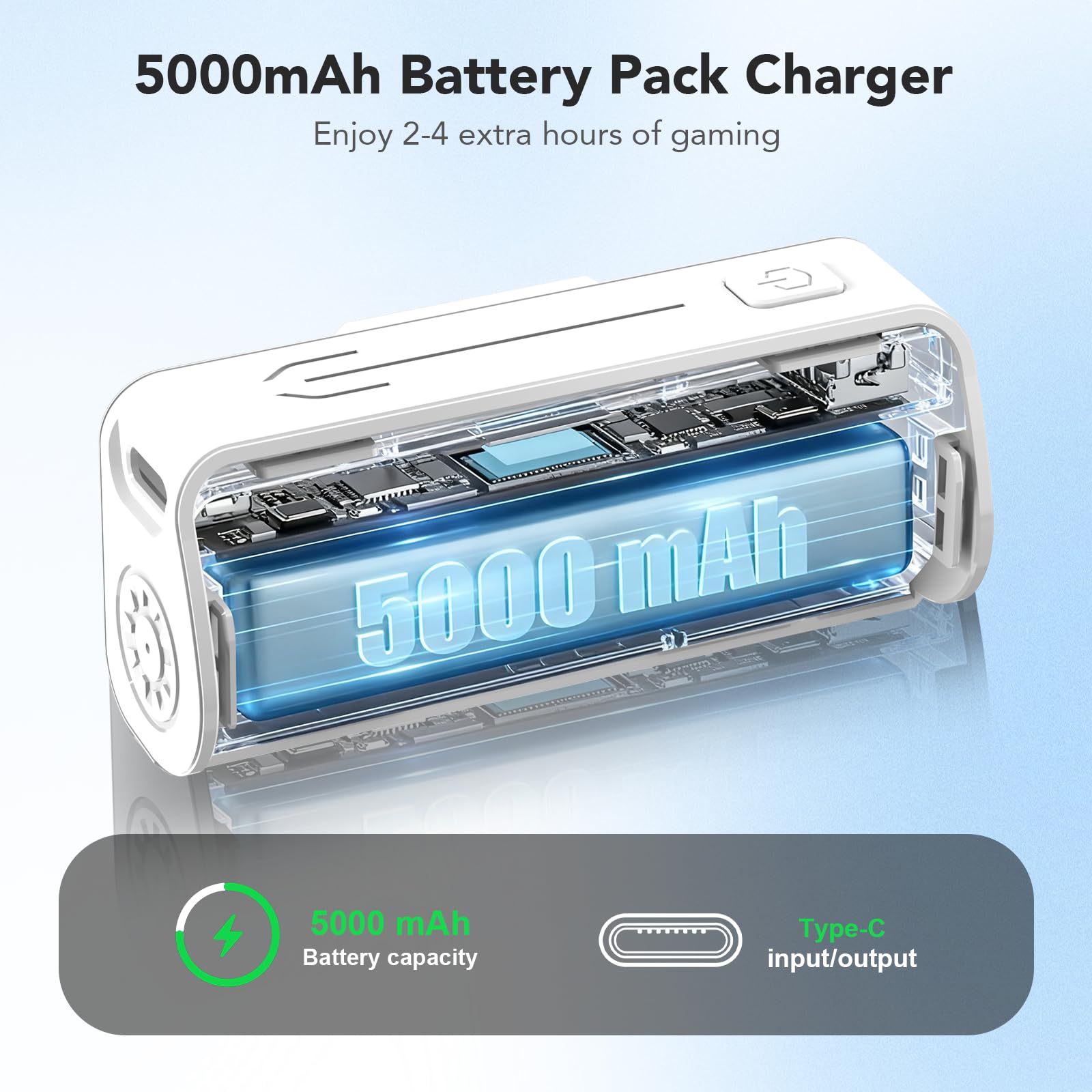 Amazon.com: 2 Pack 5000mAh Battery Pack for Meta Quest 2